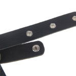 SUBBLIME – HARNAIS POITRINE CHAÎNE S EN CUIR NOIR TAILLE UNIQUE