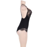 SUBBLIME – QUEEN PLUS TEDDY AVEC CLAIRS ET FRANGES NOIR