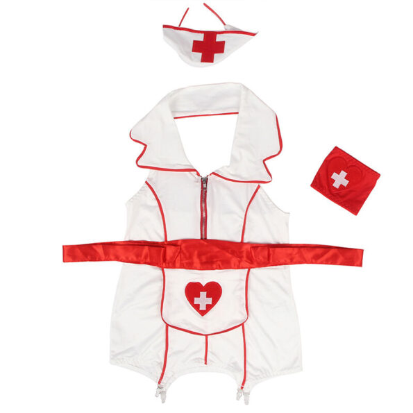 SUBBLIME - ROBE DE COSTUME D'INFIRMIÈRE SEXY S/M-SUBBLIME COSTUMES-sextoys-lingerie-bdsm-hygiène-sexshop