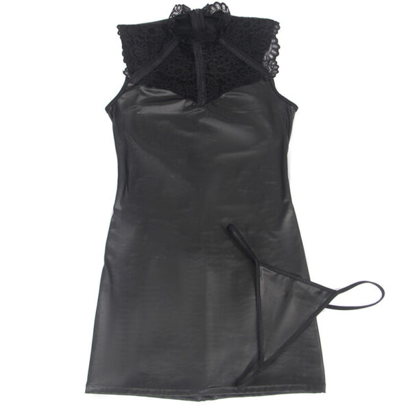 SUBBLIME - ROBE SEXY EN CUIR L/XL-SUBBLIME DRESSES-sextoys-lingerie-bdsm-hygiène-sexshop