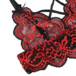 SUBBLIME – SET ENSEMBLE DEUX PIÈCES TOP ET CULOTTE EN DENTELLE S/M