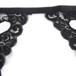 SUBBLIME – SET ENSEMBLE TROIS PIÈCES SOUTIEN-GORGE + PORTE-JARRETELLE + STRING S/M