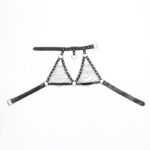 SUBBLIME – SOUTIEN-GORGE HARNAIS ET COLLIER AVEC CHAÎNE S TAILLE UNIQUE