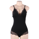 SUBBLIME – TEDDY DÉTAIL DENTELLE FLORALE NOIR L/XL
