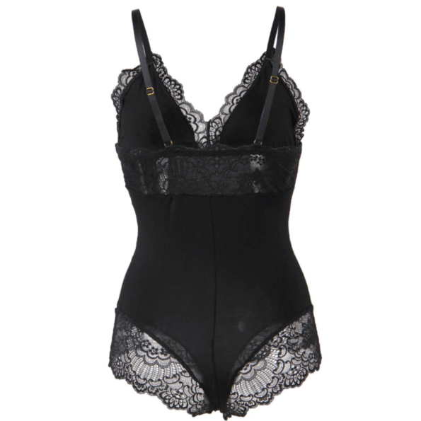 SUBBLIME - TEDDY DÉTAIL DENTELLE FLORALE NOIR S/M-SUBBLIME BODIES-sextoys-lingerie-bdsm-hygiène-sexshop