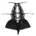SUBBLIME – TEDDY HALTER NECK DOS NU DENTELLE NOIR S/M