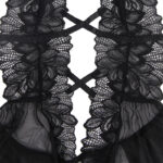 SUBBLIME – TEDDY HALTER NECK DOS NU DENTELLE NOIR S/M
