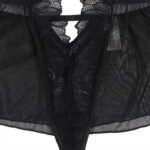 SUBBLIME – TEDDY HALTER NECK DOS NU DENTELLE NOIR S/M