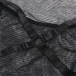 SUBLLIME – ROBE TRANSPARENTE  DOS LIQUIDE NOIR S/M