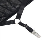 SUBLLIME – ROBE TRANSPARENTE  DOS LIQUIDE NOIR S/M