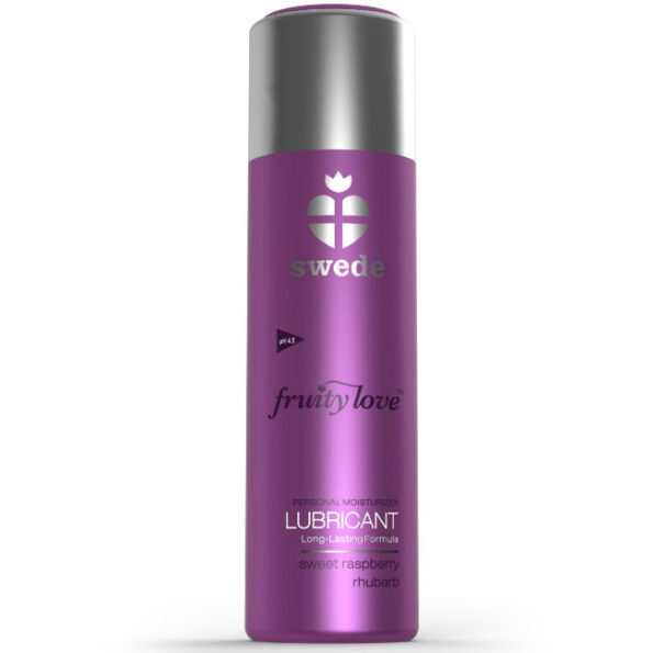 SWEDE - FRUITY LOVE LUBRIFIANT FRAMBOISE RHUBARBE 100 ML-SWEDE-sextoys-lingerie-bdsm-hygiène-sexshop
