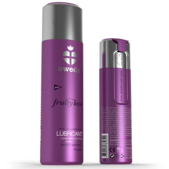 SWEDE - FRUITY LOVE LUBRIFIANT FRAMBOISE RHUBARBE 100 ML-SWEDE-sextoys-lingerie-bdsm-hygiène-sexshop