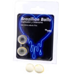 TALOKA – 2 BALLES BRÉSILIENNES GEL EXCITANT EFFET FROID & VIBRATION