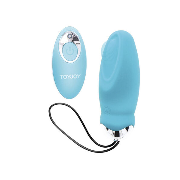 TOYJOY - HAPPINESS IM SO EGGCITED VIBRATEUR TÉLÉCOMMANDE BLEU-TOYJOY-sextoys-lingerie-bdsm-hygiène-sexshop