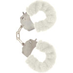 TOYJOY - MANCHETTES FURRY FUN BONDAGE BLANC-TOYJOY-sextoys-lingerie-bdsm-hygiène-sexshop