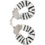 TOYJOY - MANCHETTES FURRY FUN BONDAGE ZÈBRE-TOYJOY-sextoys-lingerie-bdsm-hygiène-sexshop