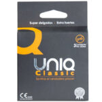 UNIQ - CLASSIC PRESERVATIFS SANS LATEX 3 UNITES-UNIQ-sextoys-lingerie-bdsm-hygiène-sexshop