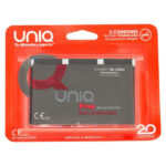 UNIQ - FREE PRÉSERVATIFS SANS LATEX AVEC ANNEAU DE PROTECTION 3 UNITÉS-UNIQ-sextoys-lingerie-bdsm-hygiène-sexshop