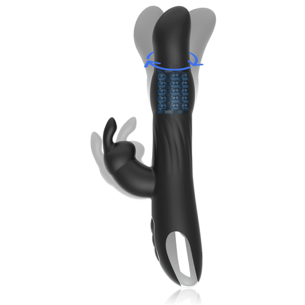 VIBRATEUR ET ROTATEUR BRILLY GLAM MOEBIUS RABBIT COMPATIBLE AVEC LA TECHNOLOGIE SANS FIL WATCHME-BRILLY GLAM-sextoys-lingerie-bdsm-hygiène-sexshop
