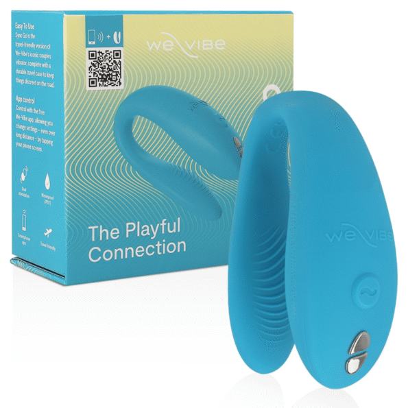 WE-VIBE - SYNC GO DOUBLE STIMULATEUR TURQUOISE-WE-VIBE-sextoys-lingerie-bdsm-hygiène-sexshop