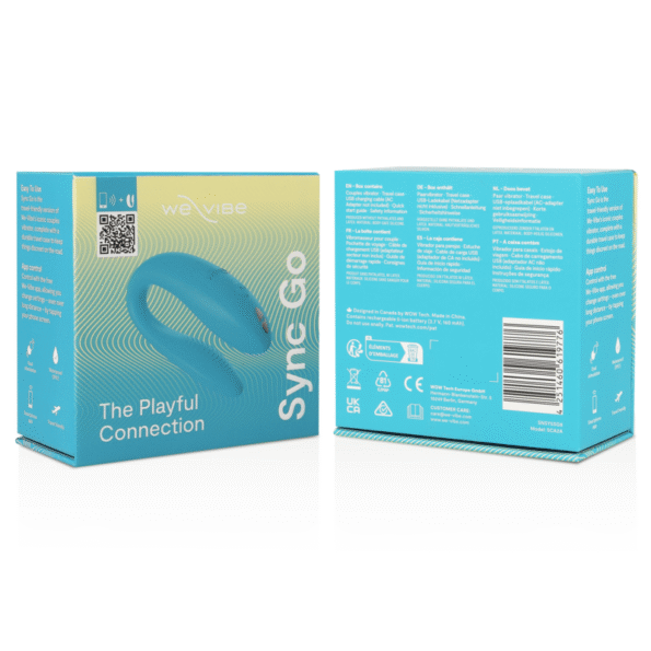 WE-VIBE - SYNC GO DOUBLE STIMULATEUR TURQUOISE-WE-VIBE-sextoys-lingerie-bdsm-hygiène-sexshop