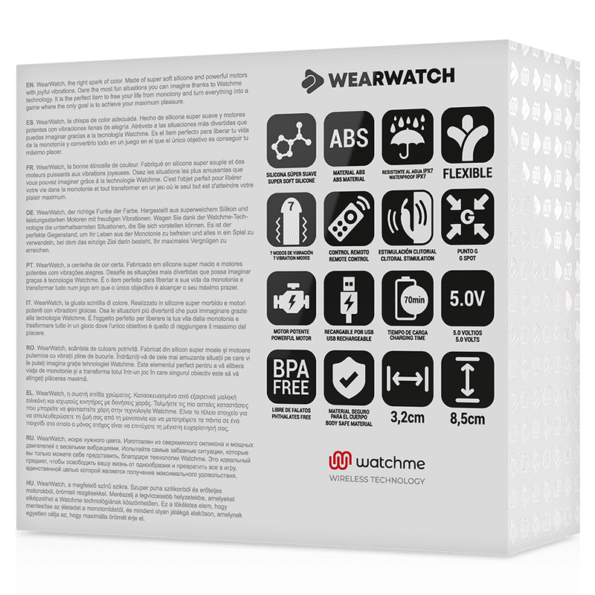 WEARWATCH - WATCHME VIBRATEUR DOUBLE TECHNOLOGIE FUCHSIA / NEIGE-WEARWATCH-sextoys-lingerie-bdsm-hygiène-sexshop