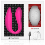 WEARWATCH – WATCHME VIBRATEUR DOUBLE TECHNOLOGIE FUCHSIA / NEIGE