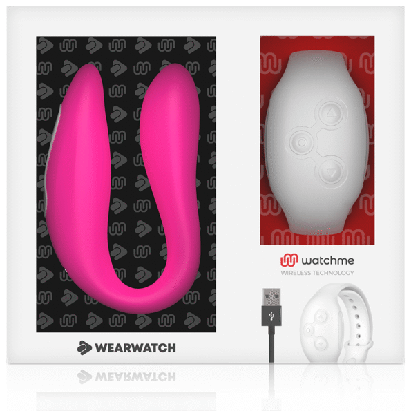 WEARWATCH - WATCHME VIBRATEUR DOUBLE TECHNOLOGIE FUCHSIA / NEIGE-WEARWATCH-sextoys-lingerie-bdsm-hygiène-sexshop