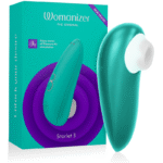WOMANIZER – STIMULATEUR CLITORAL STARLET 3 TURQUOISE