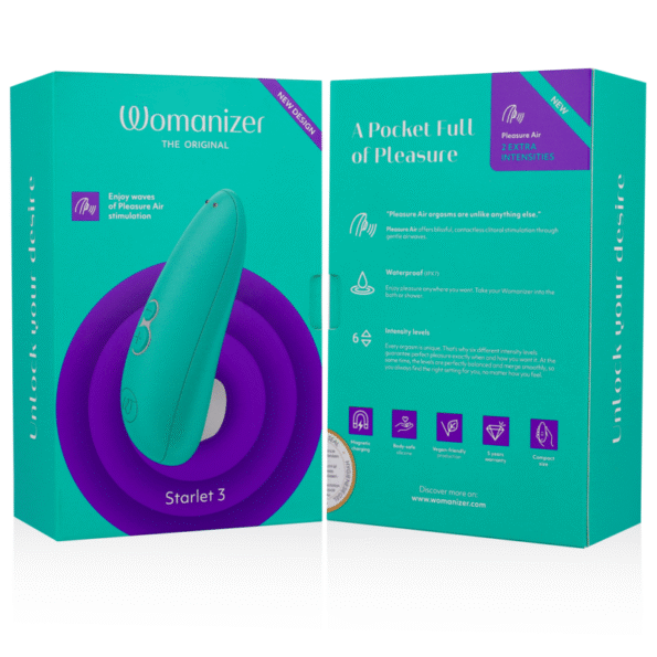 WOMANIZER - STIMULATEUR CLITORAL STARLET 3 TURQUOISE-WOMANIZER-sextoys-lingerie-bdsm-hygiène-sexshop