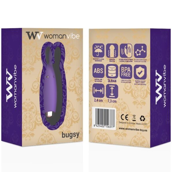 WOMANVIBE - BUGSY SILICONE STIMULATEUR-WOMANVIBE-sextoys-lingerie-bdsm-hygiène-sexshop
