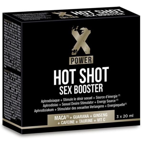 X POWER - HOT SHOT SEX BOOSTER AUGMENTATION DE LA LIBIDO 3 X 20 ML-XPOWER-sextoys-lingerie-bdsm-hygiène-sexshop