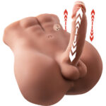 XISE - BERTLETT DILDO ASS GODE RÉALISTE ET MASTURBATEUR ANUS POSITION FRONTALE AVEC POUSSÉE 18 CM-XISE-sextoys-lingerie-bdsm-hygiène-sexshop