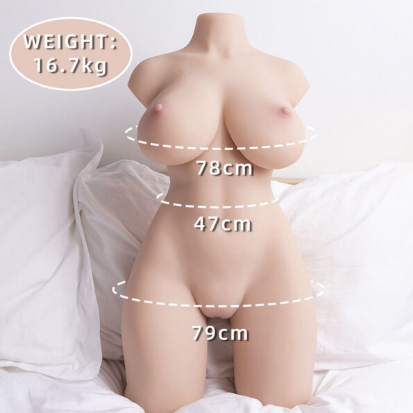 XISE - TORSE RÉALISTE FÉMININ BIEN RANGÉ AVEC POUSSÉE 71 CM-XISE-sextoys-lingerie-bdsm-hygiène-sexshop