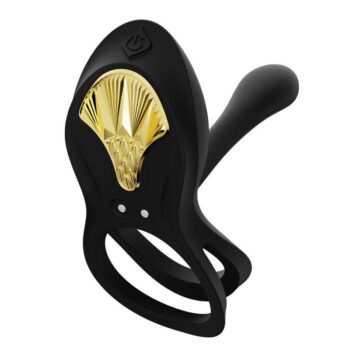 ZALO - BAGUE VIBRANTE COUPLES BAYEK NOIR-ZALO-sextoys-lingerie-bdsm-hygiène-sexshop