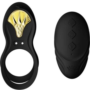 ZALO - BAGUE VIBRANTE COUPLES BAYEK NOIR-ZALO-sextoys-lingerie-bdsm-hygiène-sexshop