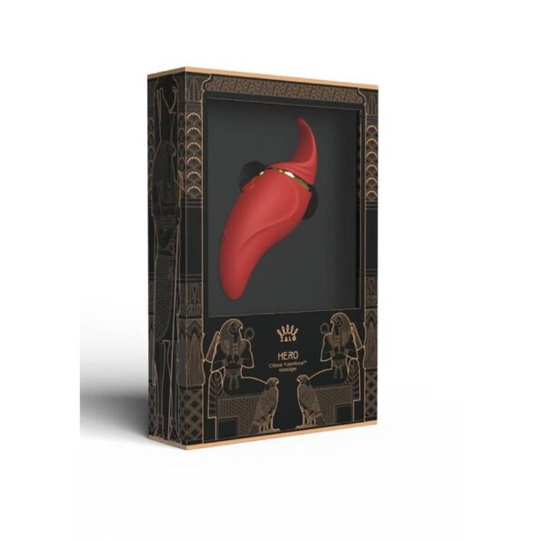 ZALO - HERO PULSE WAVE MASSAGER RED-ZALO-sextoys-lingerie-bdsm-hygiène-sexshop