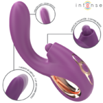 INTENSE - LALI VIBRATEUR MULTIFONCTION POINT G TAPPING & THRUST & VIBRATION VIOLET - INTENSE FUN - sextoys-lingerie-bdsm-hygiène-sexshop