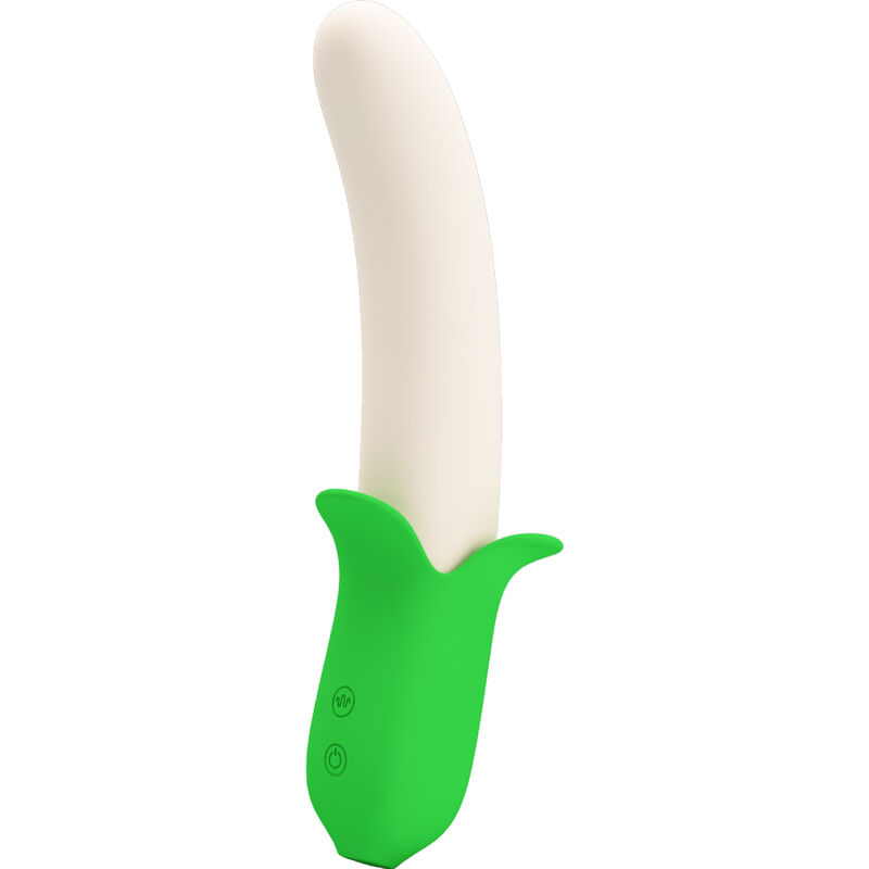 PRETTY LOVE - BANANA KNIGHT SUPER PUISSANCE 7 VIBRATIONS EN SILICONE - PRETTY LOVE - sextoys-lingerie-bdsm-hygiène-sexshop