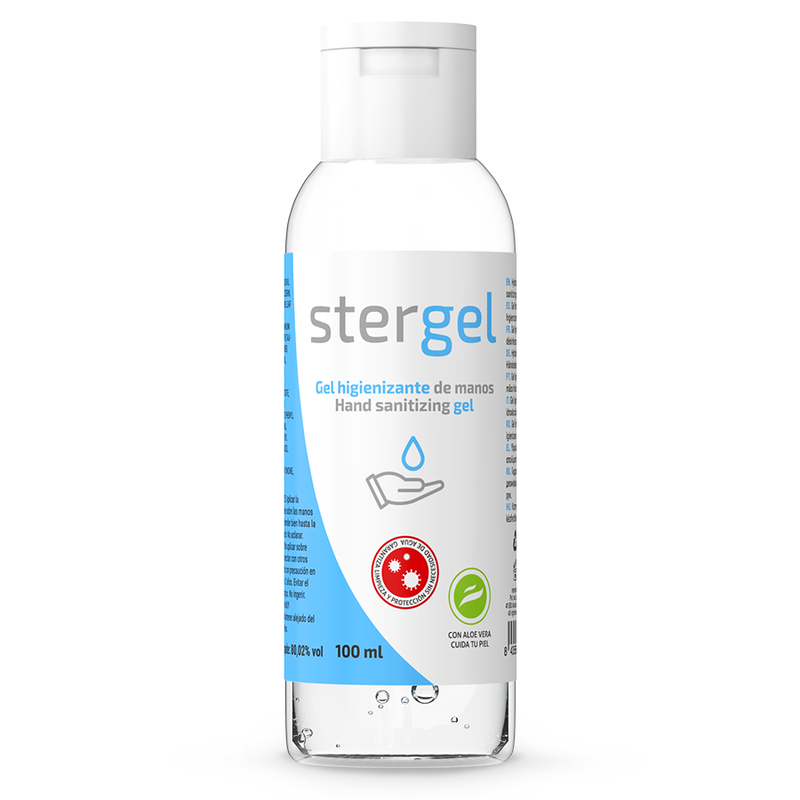 STERGEL - HYDROALCOHOLIC HAND SANITIZING GEL ALOE VERA 100ML - STERGEL -  sextoys-lingerie-bdsm-hygiène-sexshop
